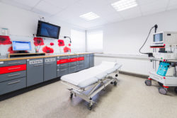 Untersuchungsraum Endoskopie Darmkrebsvorsorge Internisten Hannover