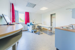 Behandlungsraum Ultraschall – Internsiten Hannover